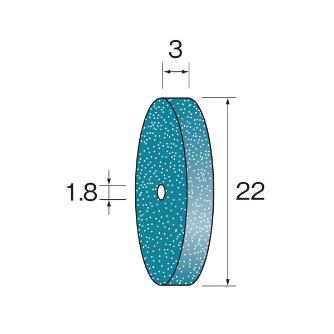 ミニター（株） 研磨ゴム砥石ホイール 10枚 NA 研磨ゴム砥石ホイール　１０枚 NA2503