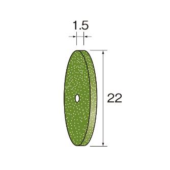 ミニター（株） 研磨ゴム砥石ホイール 10枚 NA 研磨ゴム砥石ホイール　１０枚 NA2612