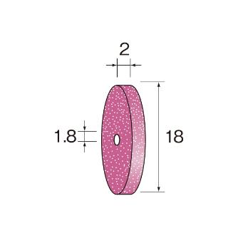 ミニター（株） 研磨ゴム砥石ホイール 10枚 NA 研磨ゴム砥石ホイール　１０枚 NA2702