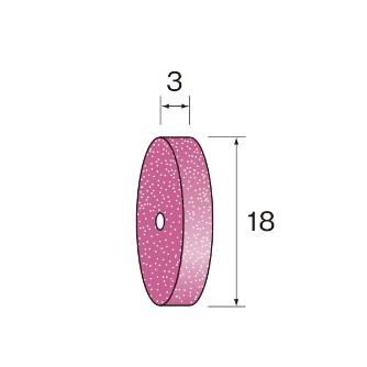 ミニター（株） 研磨ゴム砥石ホイール 10枚 NA 研磨ゴム砥石ホイール　１０枚 NA2721