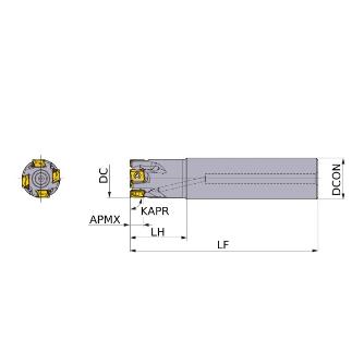 三菱マテリアル（株） カッタ 多機能用(シャンクタイプ) VPX カッタ　多機能用（シャンクタイプ） VPX200R1602SA16S