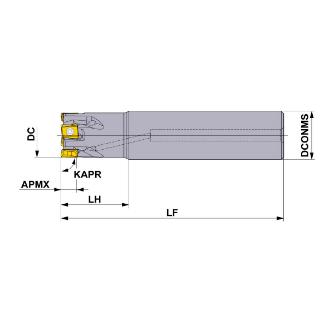 三菱マテリアル（株） カッタ 多機能用(シャンクタイプ) VPX カッタ　多機能用（シャンクタイプ） VPX200R2003SA20S