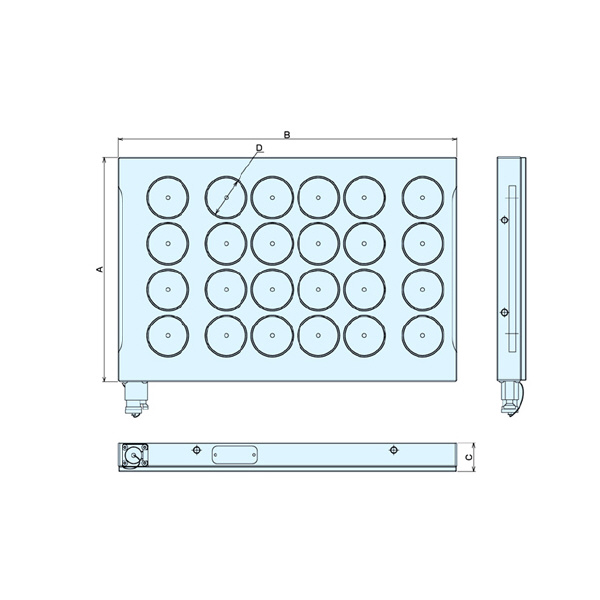 （株）ナベヤ マグネットチャックセット MTB マグネットチャックセット MTB306HD70S1