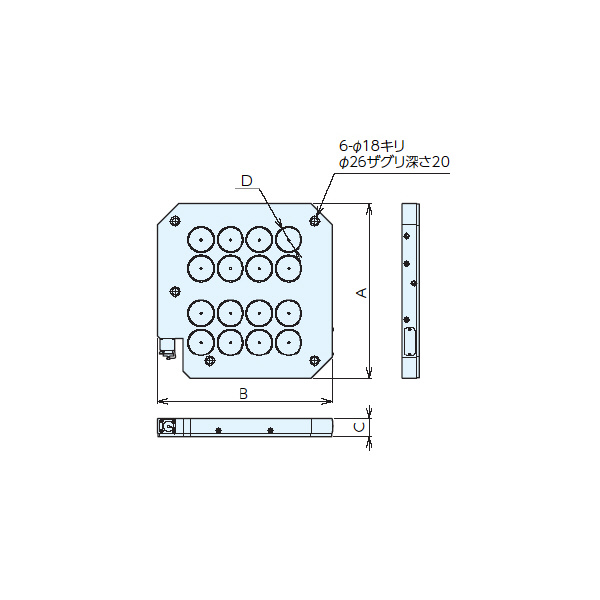 （株）ナベヤ マグネットチャックセット MTBP MTBP マグネットチャックセット　ＭＴＢＰ MTBP500HD70S1