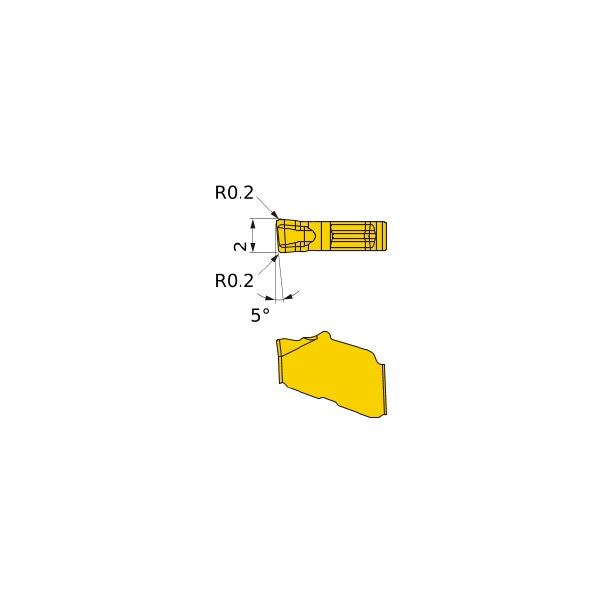 三菱マテリアル（株） 旋削用インサート GW 旋削用インサート（超硬コーティング） GW1M0200D020R05-GM VP10RT