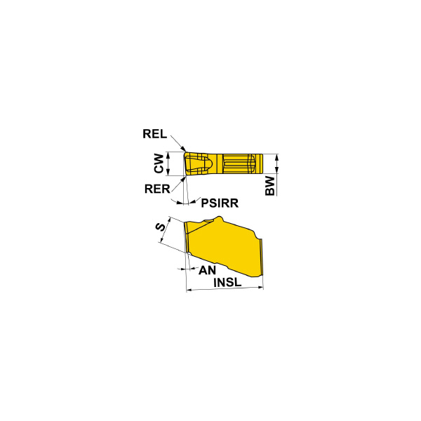 三菱マテリアル（株） 旋削用インサート GW 旋削用インサート（コーティング） GW1M0200D020R05-GM VP20RT