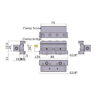 三菱マテリアル（株） ツールブロック GWTBN ツールブロック GWTBN2020-B26-C