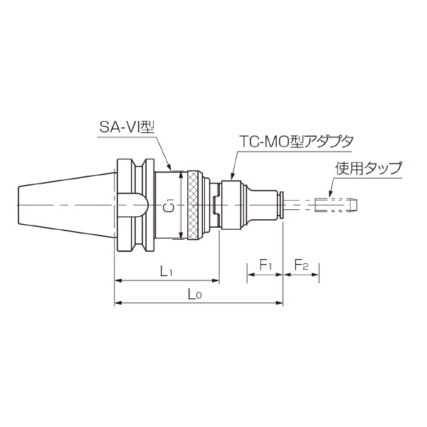 カトウ工機（株） SA－VI型タッパー BT-SA-6 ＳＡ－Ⅵ型タッパー BT30-SA412-6