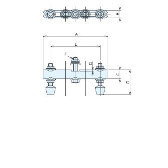 （株）ナベヤ ダブルクランピングスクリュー 931 ダブルクランピングスクリュー９３１ 931-2