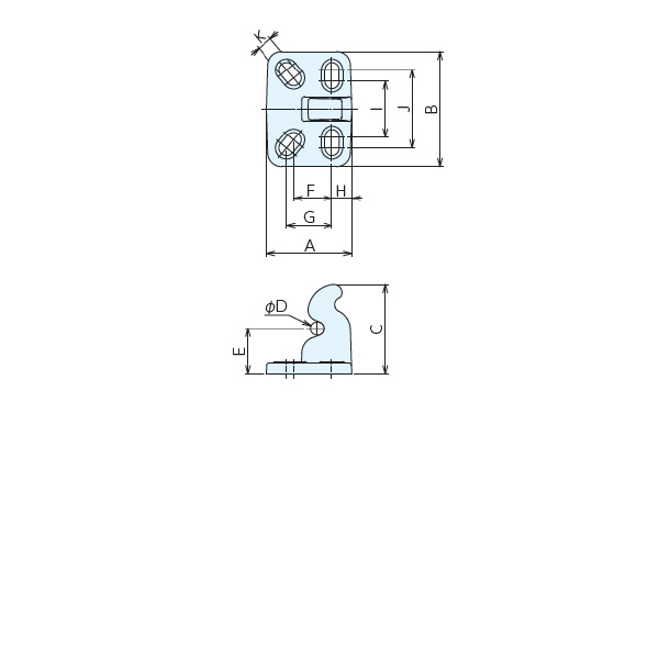 （株）ナベヤ フックキャッチ340 340 フックキャッチ３４０ 340-5-03