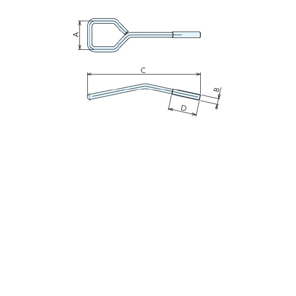 （株）ナベヤ ラウンド型フック150 150-139 ラウンド型フック１５０ 150-139
