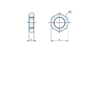 （株）ナベヤ ベース固定用ナット150 150 ベース固定用ナット１５０ 150-21
