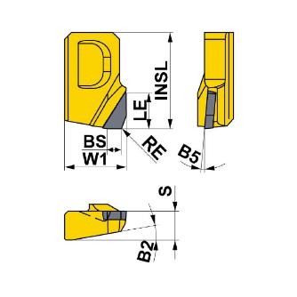 三菱マテリアル（株） カッタチップ GOER カッタチップ（ＰＣＤ） GOER1401ZXFR2 MD220
