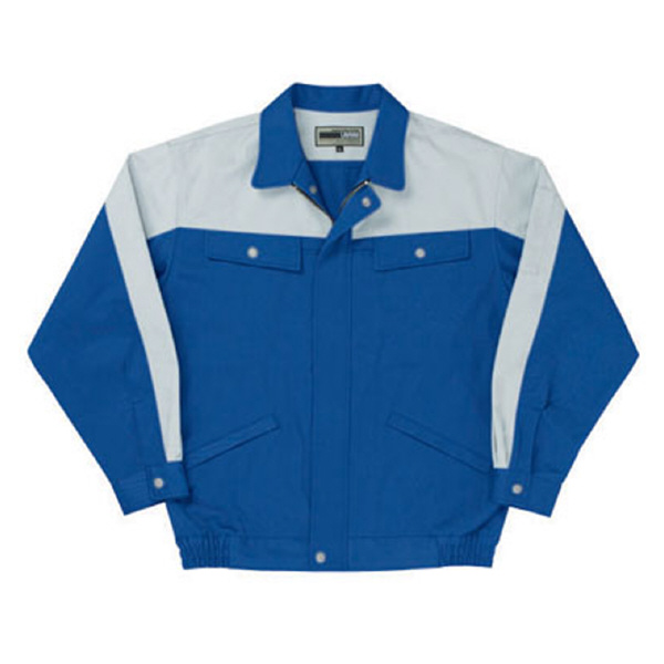 日新被服（株） 長袖ブルゾン 5116-94 長袖ブルゾン 5116-94-8L ﾌﾞﾙｰXｼﾙﾊﾞｰ