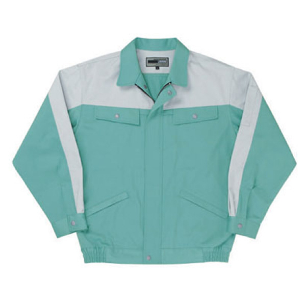 日新被服（株） 長袖ブルゾン 5116-98 長袖ブルゾン 5116-98-8L ﾗｲﾄｸﾞﾘﾝXｼﾙﾊﾞｰ