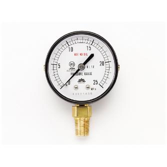 （株）イチネンＴＡＳＣＯ CO2用圧力計(0～25MPa) TA128GH ＣＯ２用圧力計（０～２５ＭＰａ） TA128GH-1