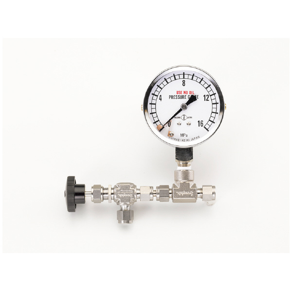 （株）イチネンＴＡＳＣＯ CO2気密用圧力計キット TA128GK ＣＯ２気密用圧力計キット TA128GK
