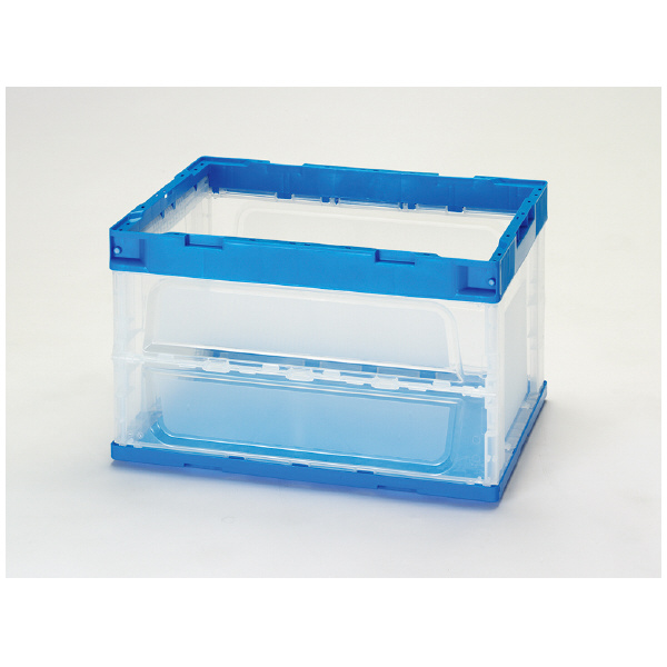 （株）イチネンＴＡＳＣＯ 折りたたみコンテナ TA981 折りたたみコンテナ（透明） TA981WZ