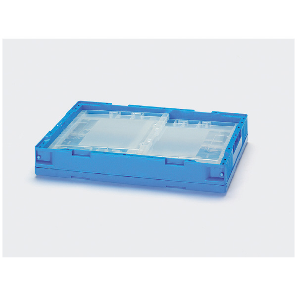 （株）イチネンＴＡＳＣＯ 折りたたみコンテナ TA981 折りたたみコンテナ（透明） TA981WZ