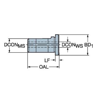 サンドビック（株） ストレートコレット 【F】 132L ストレートコレット　【Ｆ】 132L-50-32