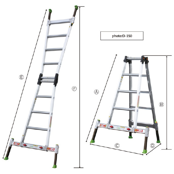 （株）ナカオ 脚立 ダン吉 D 脚立　ダン吉 D-180