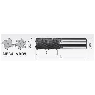 岡﨑精工（株） MCOラフィングエンドミル4枚刃 MRD ＭＣＯラフィングエンドミル４枚刃 MRD4C 32