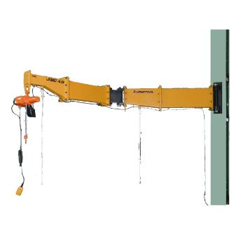 （株）スーパーツール 電気チェンブロック付ジブクレーン(柱取付・溶接型) JBC-H 二速型電動チェーンブロック付ジブクレーン JBCT2540H