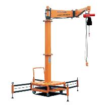 （株）スーパーツール 電気チェーンブロック付ジブクレーン(移動式) JBCN-C