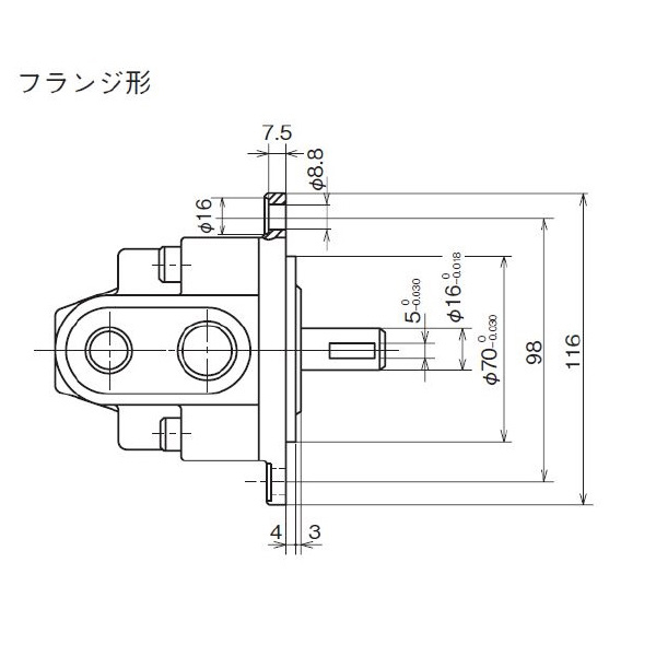 ダイキン工業（株） 小形単段ベーンポンプ DS 小形単段ベーンポンプ DS11P-20