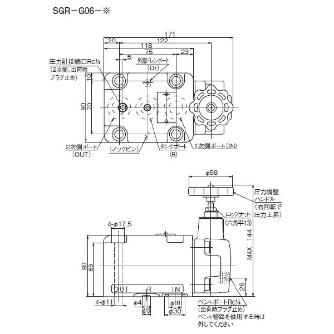 ダイキン工業（株） リリーフ減圧弁(バランシング弁) SGR-G リリーフ減圧弁（バランシング弁） SGR-G06-1-10
