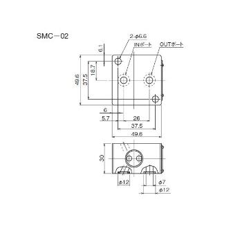 ダイキン工業（株） 流量制御弁用チェック弁 SMC-02-05-10 流量制御弁用チェック弁 SMC-02-05-10
