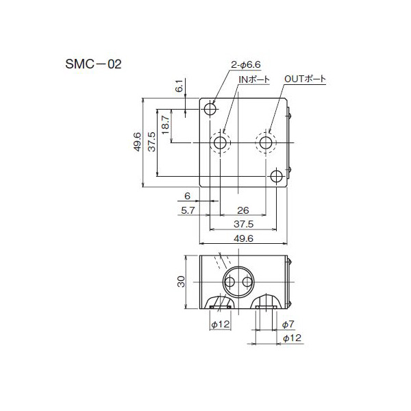 ダイキン工業（株） 流量制御弁用チェック弁 SMC-02-05-10 流量制御弁用チェック弁 SMC-02-05-10
