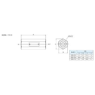 ダイキン工業（株） インラインチェック弁 HDIN-T インラインチェック弁 HDIN-T03-0