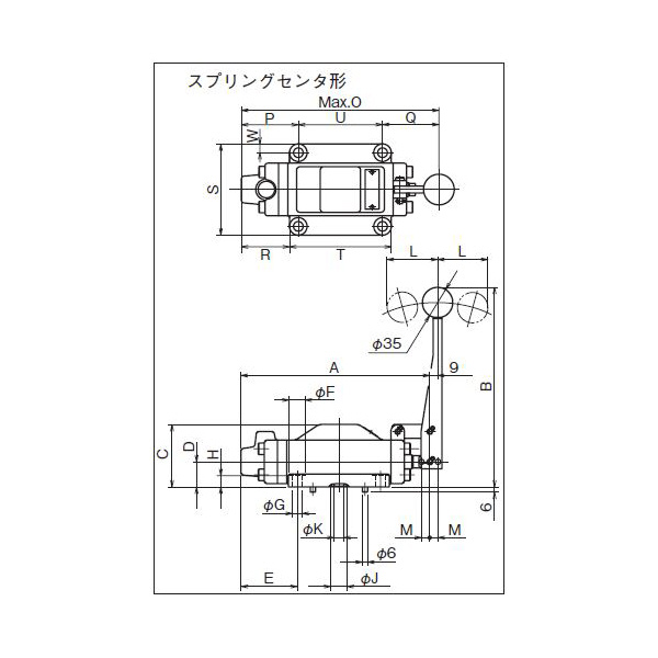 ダイキン工業（株） 手動操作弁 DMO 手動操作弁 DMO4-3G03-2C