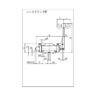 ダイキン工業（株） 手動操作弁 DMO 手動操作弁 DMO4-3G03-2N