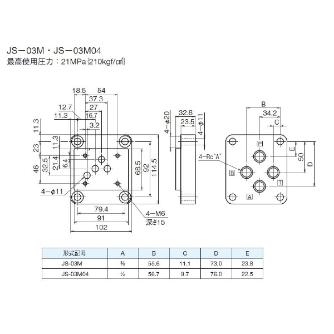 ダイキン工業（株） サブプレート JS サブプレート JS-03M