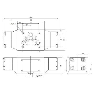 ダイキン工業（株） モジュラースタック形パイロットチェック弁 MP モジュラースタック形パイロットチェック弁 MP-03A-20-40