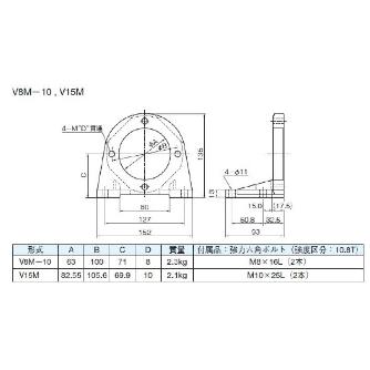 ダイキン工業（株） ポンプ フート V ポンプ　フート V8M-10