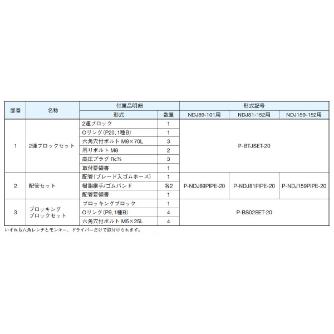 ダイキン工業（株） 2連ブロックセット P-BTJSET-20 ２連ブロックセット P-BTJSET-20