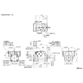 ダイキン工業（株） ピストンポンプ VZ ピストンポンプ VZ50A3RX-10