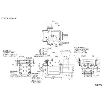 ダイキン工業（株） ピストンポンプ VZ ピストンポンプ VZ100A3RX-10