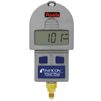アサダ（株） デジタル真空計 パイロットPLUS LB710202 オプション LB710202ﾃﾞｼﾞﾀﾙｼﾝｸｳｹｲﾊﾟｲﾛｯﾄPLUS