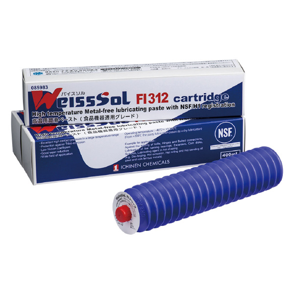 （株）イチネンケミカルズ WeissSoL 食品機向け高温用潤滑剤 FI 312 潤滑剤 085983 WeissSoL FI-312 400ml