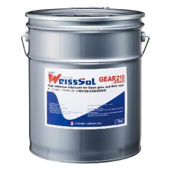 （株）イチネンケミカルズ WeissSoL 極圧強粘着性オープンギア用潤滑剤 GEAR210-2500 潤滑剤 085987 WeissSoL GEAR210-2500