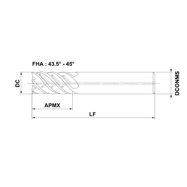 三菱マテリアル（株） スマートミラクルエンドミル VQ6MHVCH スマートミラクルエンドミル VQ6MHVCH D1600