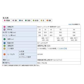 オークラ輸送機（株） ファインコンベヤ FBK ファインコンベヤ FBK20H100N15X09