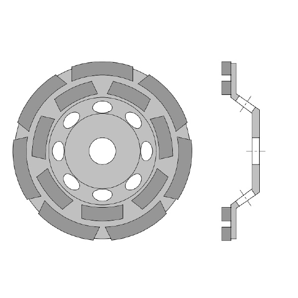 （株）ロブテックス DMカップホイール 研削王 CDA4 ＤＭカップホイール　研削王 CDA4