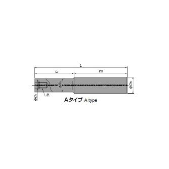 （株）ＭＯＬＤＩＮＯ 超硬シャンク ASC 超硬シャンク ASC10-6.5-74-24Z