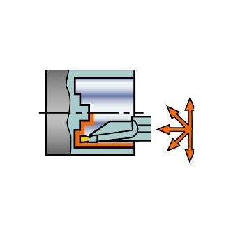 サンドビック（株） コロカットQF カッティングヘッド SL-QFU-LH コロカットＱＦ　カッティングヘッド【Ｆ】 SL-QFU-LH22C40-030B