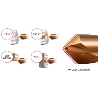 三菱マテリアル（株） 超硬ソリッドドリル DLE 超硬ソリッドドリル DLE0500S050P090 DP1020